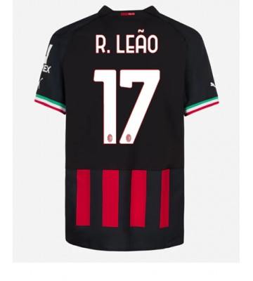 AC Milan Rafael Leao #17 Hjemmedrakt 2022-23 Kortermet